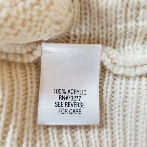 DANA BUCHMAN BNWT Cable Long Sleeve Sweater LARGE - Picture 7 of 8